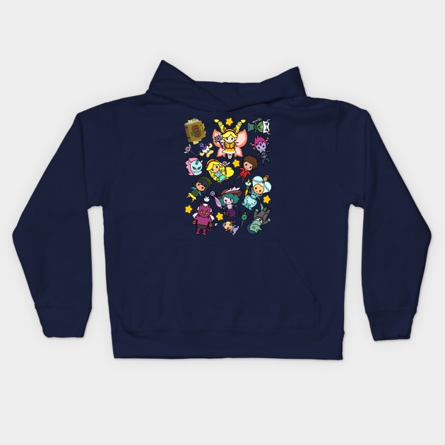 STAR VS EVIL Kids Hoodie by wss3